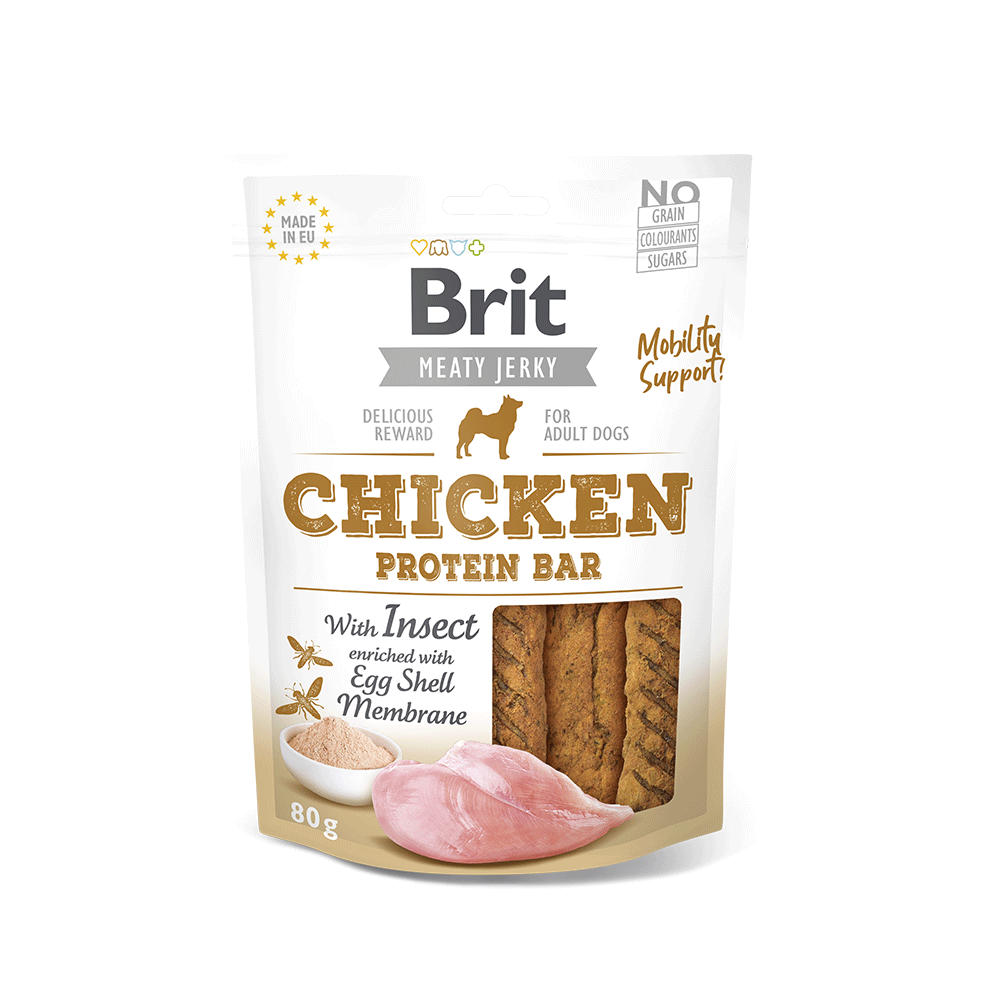 Brit Insect BRIT JERKY SNACK CHICKEN WITH INSECT PROTEIN BAR FOR DOGS | Brit
